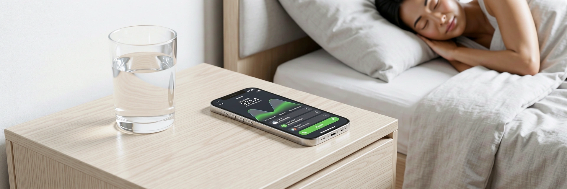 Digitaler Schlaf-Tracker Kontext